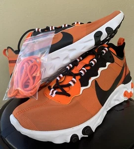 Nike Air REACT ELEMENT 55 OSU CK4843-800 Size 8 Oklahoma State University Orange - Picture 1 of 8