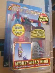 action figure spiderman Stunt System Mystery WEb Net Theater con Mysterio nuovo - Foto 1 di 1