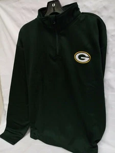 Profile Big & Tall NFL Team 1/4Zip Birdseye Poly Shirt Green Bay Packers 5XL - Bild 1 von 1