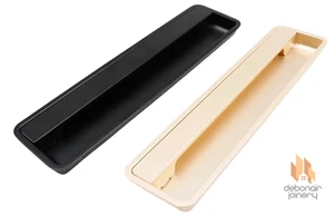Cabinet Flush Inset Pull Handle Black or Gold Square - Picture 1 of 5