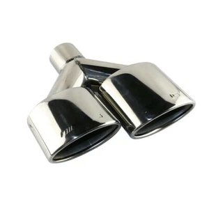For AMG Benz Dual Universal Exhaust Stainless Steel Oval Exhaust Tip Left PC - Imagen 1 de 5