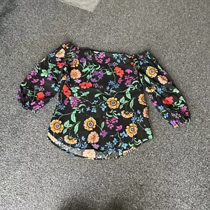 New Look bohemian bardot blouse size 10 - Picture 1 of 8