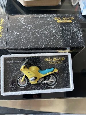 Minichamps Paul's Model Art Cycle Line BMW R 1100 RS Bike Yellow - Image 1 of 3