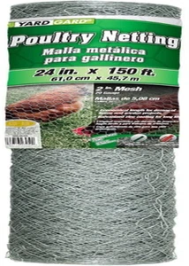 308494B 2 Foot X 150 Foot 2 Inch Mesh Poultry Netting ( Packaging May Vary ) - Picture 1 of 12
