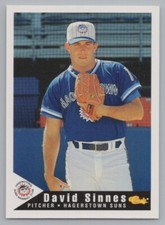 David Sinnes 1994 Classic Best Hagerstown Suns Minor League 