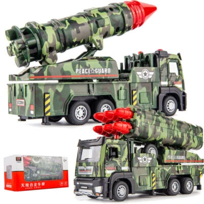 1/32 Alloy intercontinental missile rocket launcher vehicle Model Missile vehicl - Image 1 of 4