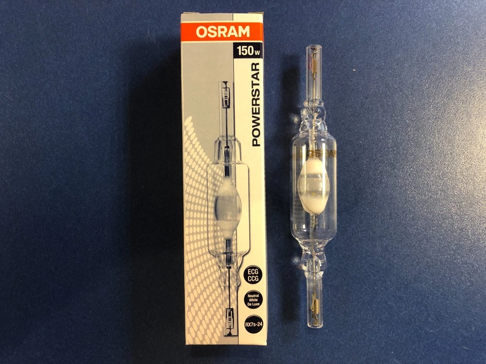 OSRAM POWERSTAR HQI-TS 150W/NDL EXCELLENCE NEUTRAL WHIT DE LUXE RX7s24 GERMANY - Bild 1 von 4