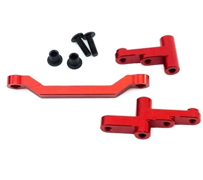 HSP 31015 Red Aluminum Servo Saver Set for Himoto E10 Katana Bowie Tanto - Image 1 of 3