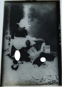 PHOTO SUR PLAQUE DE VERRE NEGATIF EROTISME NU 15 x 10 MAISON CLOSE 1900 EROTIQUE - Imagen 1 de 2