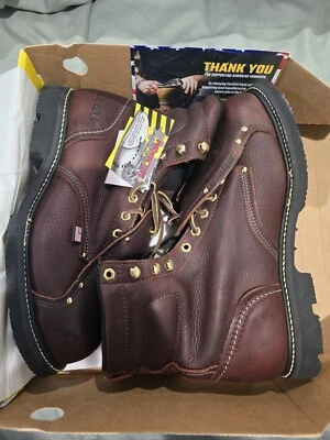 Carolina Workboot Briar 8 pulgadas bota externa Met Guard talla 13 E Foto 1 de 4