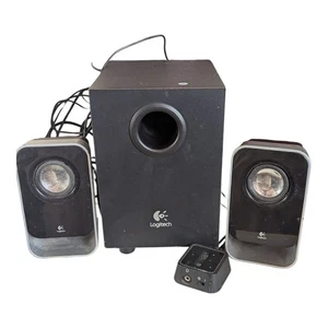 Logitech LS21 S-00042 Multimedia 2.1 Stereo Lautsprecher & Subwoofer Schwarz/Silber - Bild 1 von 8