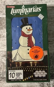 10 Luminari Festivi - Luci da tè serie Starburst con pupazzi di neve invernali - Foto 1 di 2