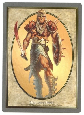 MTG Soldier Token from Unglued Set - Common, MP Condition-kfrc - Image 1 of 2