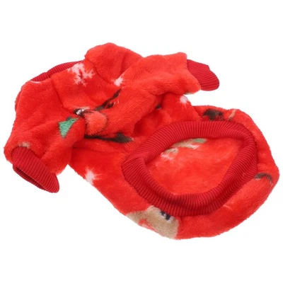  Christmas Dog Costume Comfortable Puppy Costume Xmas Pet Dressing Up Clothes - Image 1 of 4