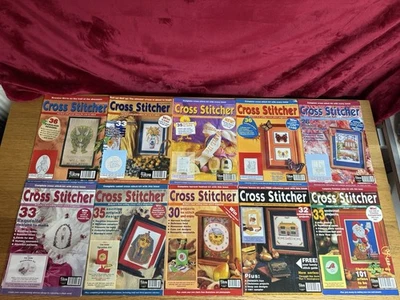 Vintage Cross Stitcher Magazines Issues from 1994  Iss 14-19 and 21-25 x11 - Image 1 of 4