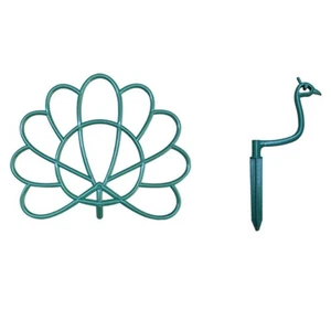 5pcs Peacock Flower Plant Support Stands Fixed Frames for Indoor Outdoor Use - Picture 1 of 12