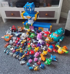 Huge Super Wings Toy Bundle ~ Figures & Vehicles ~ Airport ~ Lights & Sounds - Picture 1 of 13