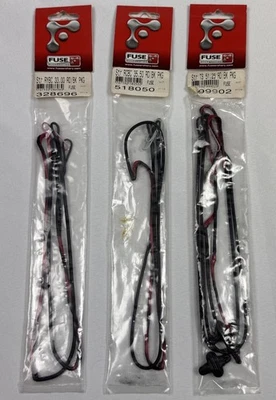 Lote de 3 cables de cuerdas de arco FUSE Hoyt - Nuevo stock antiguo - Rojo y negro Foto 1 de 4