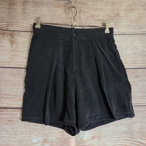 Country Road Black Silk Shorts ~ Size 4 Women's ~ Fully Lined, Pockets - Picture 1 of 10