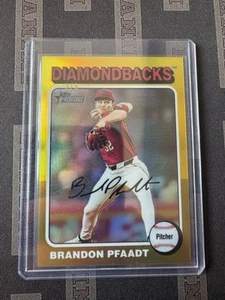 Brandon Pfaadt 2024 TOPPS HERITAGE HIGH # Gold PARALLEL /5 SP #656 DIAMONDBACKS - Picture 1 of 2