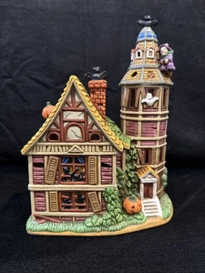 Geo Lefton Kolonialdorf Mooncrest Halloween Haus Spukvilla beleuchtet 98 - Bild 1 von 6