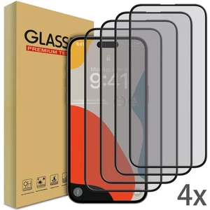 4-Pack For iPhone 16/16e/Plus/Pro/Pro Max Clear Screen Protector Tempered Glass - Picture 1 of 16