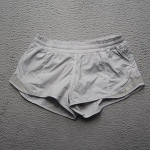 Lululemon Hotty Hot II Damenshorts 8 grau gefüttert Mesh Laufen sportlich Reißverschluss - Bild 1 von 11