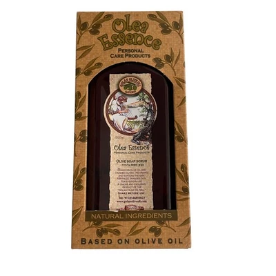Olea Essence Olive Soap Scrub Natural New Capernaum Israel Olive Oil - Image 1 of 4