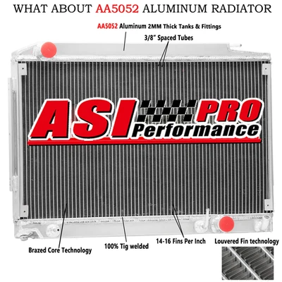 Radiador para Mercedes-Benz C107 R107 450 SL SLC cupé gasolina 8 cilindros 4,5 L. Foto 1 de 4