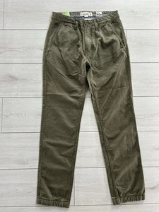 FatFace Mens Modern Coastal Cotton Chinos Pants Green 30R Brand New Tags - Picture 1 of 5