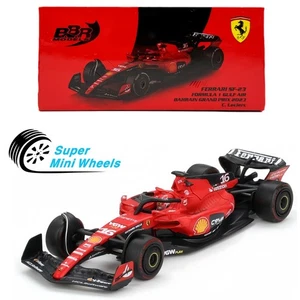 BBR Models 1:64 F1 Ferrari SF23 #16 C. Leclerc 2023 Bahrain GP - Picture 1 of 5