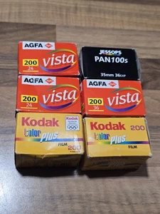 6 Expired 35mm Films Joblot. Kodak, Again Jessops - Picture 1 of 7