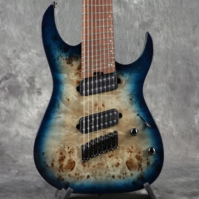 Ibanez  RGMS8PB-CBS Cosmic Blue Starburst 8-String 2025 Serial Number I250503220 - Image 1 of 4