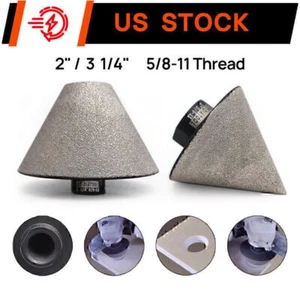 Diamond Bevelling Chamfer Bits Cone Milling Bit 35/50/82mm Hole Saw for Granite - Picture 1 of 13