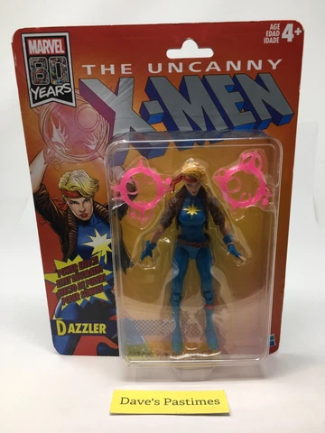 Marvel Legends Retro Dazzler The Uncanny X-Men 6in. Marvel 80 Years New DAMAGED Cover