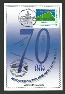 FRANCE carte maximum 2013 association philatélique Aix en Provence /T6884 - Picture 1 of 1