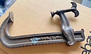 Antique STEARNS 7 Inch Batwing Bar Clamp - Picture 1 of 9