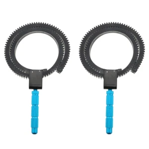 2 Pcs Follow Focus Ring für DSLR-Objektiv Kerbgummiring Follow-Focus Gear Ring z - Bild 1 von 6