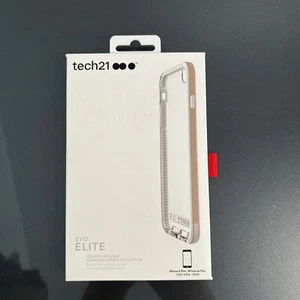 Coque Tech21 Evo Elite pour Apple Iphone 6 Plus 6s Plus - Or rose/clair - Photo 1 sur 3