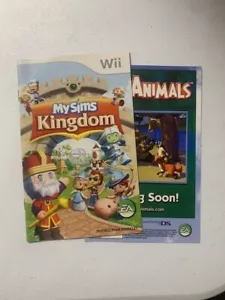MySims Kingdom (Nintendo Wii, 2008) insruction Manual / Insert only - Picture 1 of 2