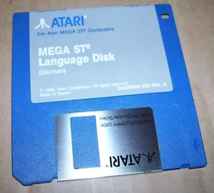 Atari Mega STE Computer GERMAN Language Disk CA400958-005 1990 - Picture 1 of 1