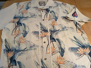 TOMMY BAHAMA BASEBALL MLB CUBS 100 % SEIDE HAWAIIHEMD HERREN GR. XL - Bild 1 von 11