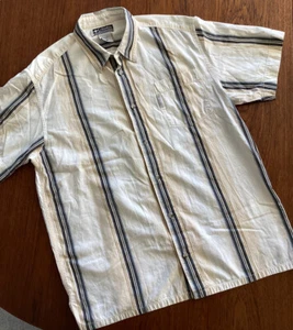Columbia Sportswear Herren Hemd XL extrem weiche Baumwolle Retro Styling gestreift - Bild 1 von 8