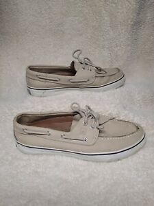 Sperry Top Sider Mens Size 10.5 M Original Ice 0560082 Cream Leather Boat Shoes
