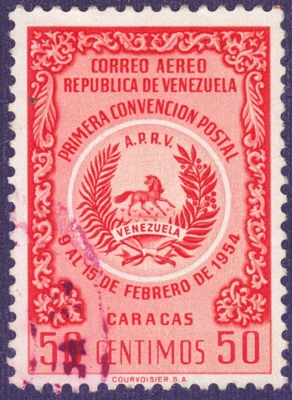 Venezuela SC# C611 1955 - F - Tipo de armas Caracas 1955 - Usado Foto 1 de 2