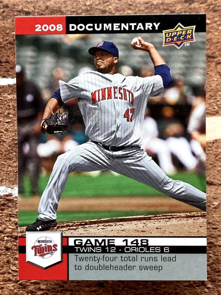 2008 Upper Deck Documentary Francisco Liriano #4401 - Image 1 of 2
