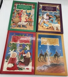 Christmas Pop-Ups  Treasury Collection 4 Hardcover Pop-Up Books 1991 - Foto 1 di 8