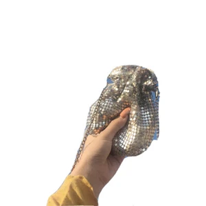 Women Mini Fashion Chain Sequins Bag Drawstring Shoulder Party Christmas Gift - Picture 1 of 12