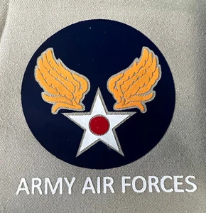 ARMY AIR FORCES FLIGHT SUIT/ FLIGHT GEAR HEAT TRANSFER DECAL - Picture 1 of 5