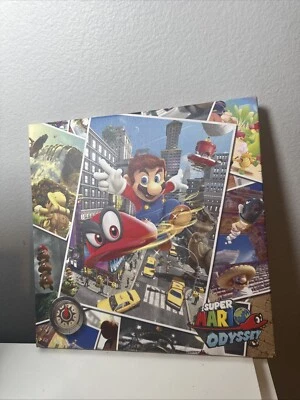 罕见超级马里奥奥奥德赛任天堂 12 英寸 x 12 英寸帆布墙面印刷官方授权 — 第 1/4 张图片